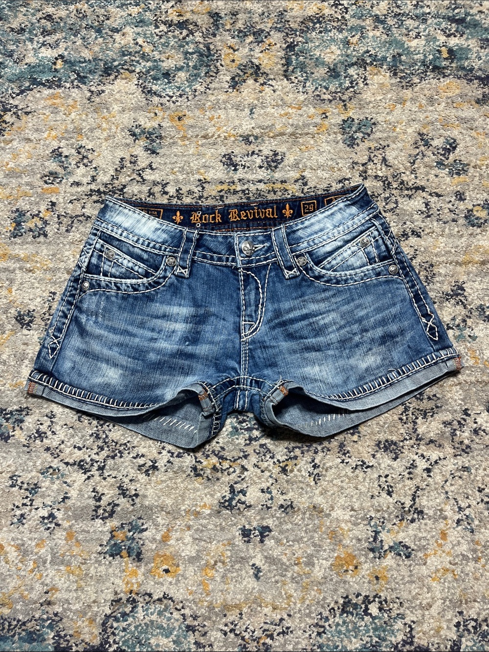 Rock Revival “Amy” Denim Shorts Size 29